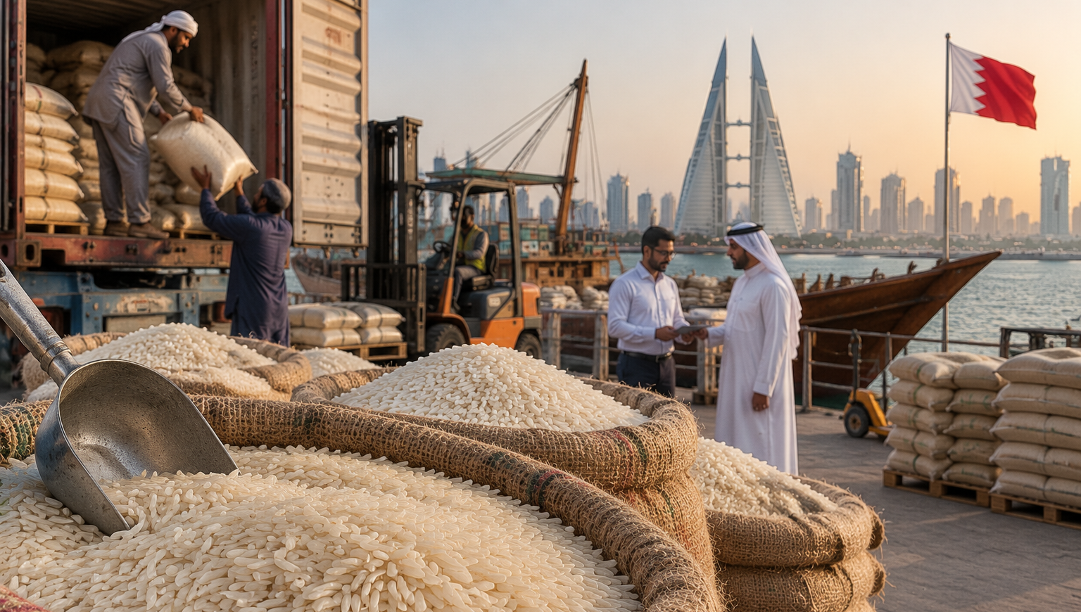 Basmati Rice Export to Bahrain