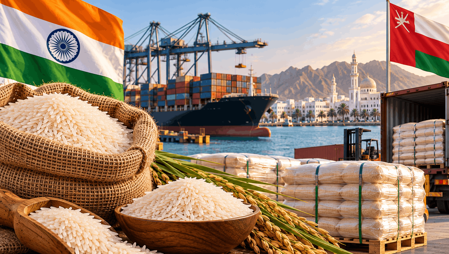 Indian Rice Export to Oman
