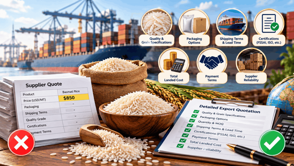 Basmati Rice Export Comparison Guide