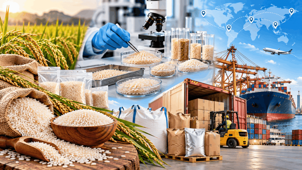 Rice Quality Control to Global Shipping